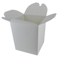 Party Box Large - Smooth White Paperboard (285gsm)