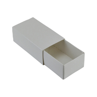 2 Pack Chocolate Box (Slide over cover) - Smooth White Paperboard (285gsm)