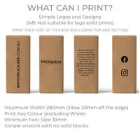 Custom Printed Candle Box 120/220mm - Brown Cardboard (Digital)