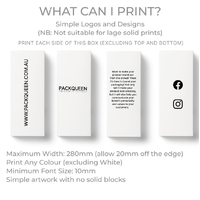 Custom Printed Candle Box 120/220mm - White Cardboard (Digital)