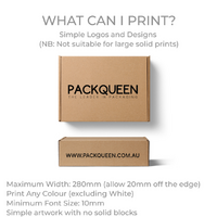 Custom Printed Small Post Pack 24989 - Kraft Brown (Digital)