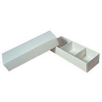 CUSTOM FULL COLOUR PRINTED (CMYK) 3 Macaroon & Choc Box - Paperboard (Base, Insert & Lid)