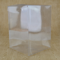 Clear Folding Box (No. #21) 140 x 140 x 195mm