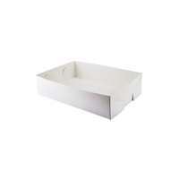 Paperboard Food Tray 1 - Smooth White Paperboard (285gsm)