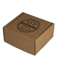Custom Printed One Piece Mailing Gift Box 19593 - Kraft Brown (Digital)