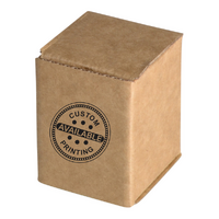 Custom Printed One Piece Mailing Gift Box 20410 - Kraft Brown (Digital)