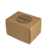 Custom Printed One Piece Mailing Gift Box 22703 - Kraft Brown (Digital)
