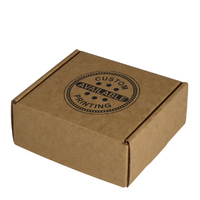 Custom Printed One Piece Mailing Gift Box 22742 - Kraft Brown (Digital)