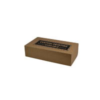 Custom Printed One Piece Double Wine Gift Box 23406 - Kraft Brown (optional insert sold separately) (Digital)