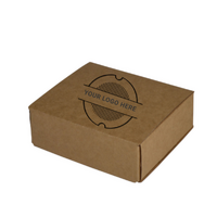 Custom Printed One Piece Mailing Gift Box 24372 - Kraft Brown (Digital)