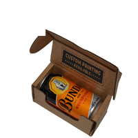 Custom Printed 1 Beer Can Shipper Box - Kraft Brown (Digital)