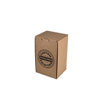 Custom Printed 4 Beer Bottle Shipping Box (insert sold separately 700-24812) - Kraft Brown (Digital)
