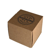 Custom Printed One Piece Mailing Gift Box 26563 - Kraft Brown (Digital)