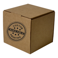 Custom Printed One Piece Mailing Gift Box 27018 - Kraft Brown (Digital)