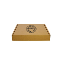 Custom Printed One Piece Mailing Gift Box 27088 - Kraft Brown (Digital)