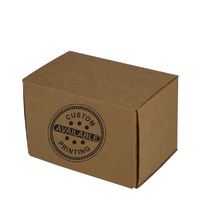 Custom Printed One Piece Mailing Gift Box 27349 - Kraft Brown (Digital)