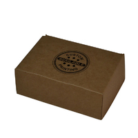Custom Printed One Piece Mailing Gift Box 28663 - Kraft Brown (Digital)