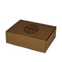 Custom Printed One Piece Mailing Gift Box 28735 - Kraft Brown (Digital)
