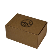 Custom Printed One Piece Mailing Gift Box 28736 - Kraft Brown (Digital)