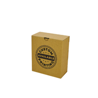 Custom Printed One Piece Mailing Gift Box 7523 -Kraft Brown (Digital)