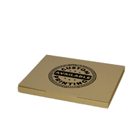 Custom Printed Book Box Twist Mailer 7 - Kraft Brown (Digital)