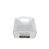 Custom Printed Mini Hamper Tray White Cardboard (White Inside) (Digital)