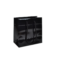 Petite Black Gloss Laminated PaperCarry Bags (200PK)