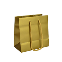 Petite Gold Matte Laminated Paper Carry Bags (200PK)